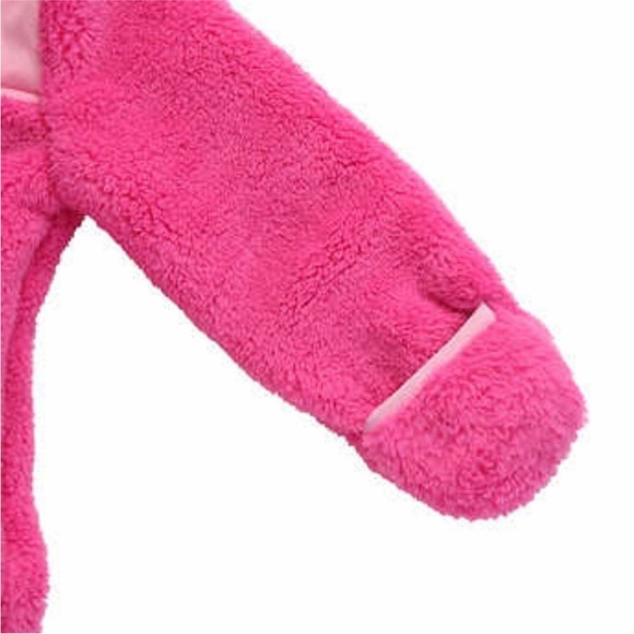 Snozu Pink Fleece Kids Footies - Picture 7 of 16